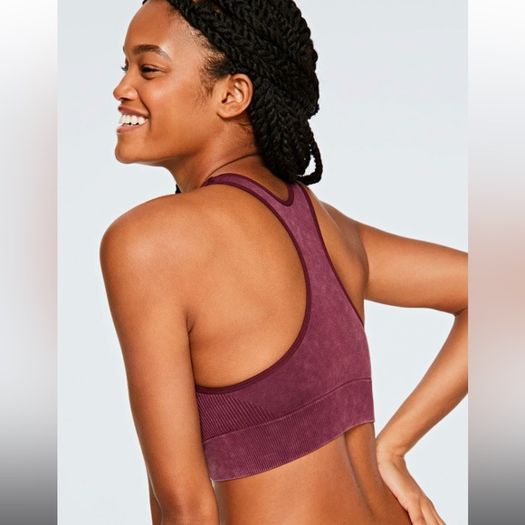 Victoria's Secret PINK SEAMLESS LEGGINGS & LIGHTLY LINED GYM RACERBACK SET - Picture 4 of 16